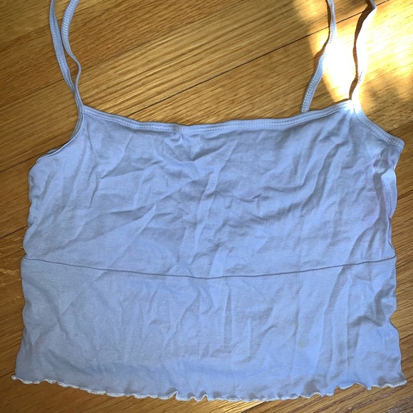 Brandy Melville perry winkle cropped tank - Picture 2 of 2